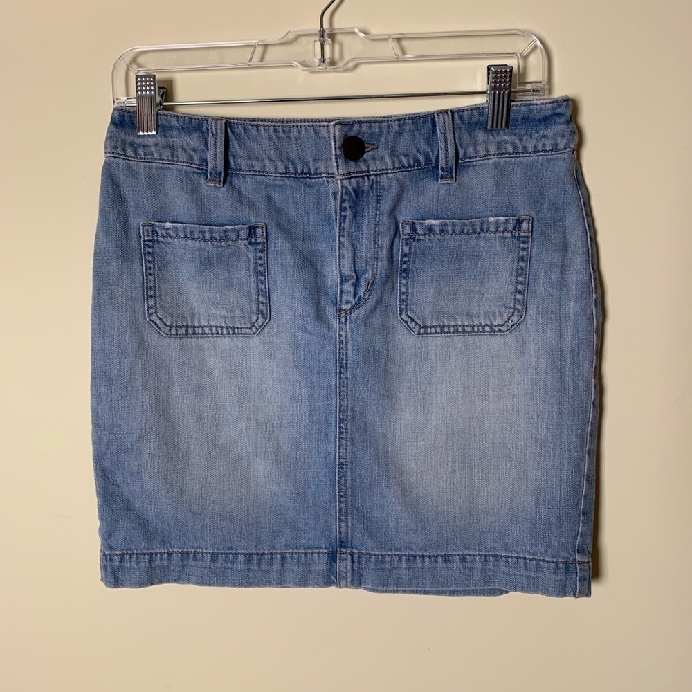 Loft Denim Mini Skirt Size 2
